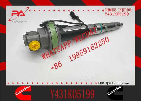 New Construction Machinery Fuel Injector for QSK19 Diesel 2867148 Y431K05248 Y431K05558 4964170 for CUMMINS Diesel Engine