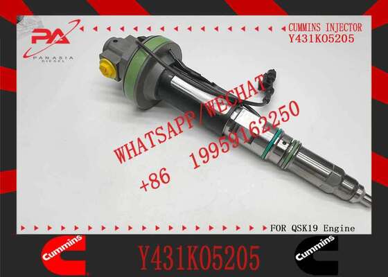 New Construction Machinery Fuel Injector for QSK19 Diesel Compatible Y431K05429 Y431KO5205 Y431K05420 for CUMMINS Diesel Engine