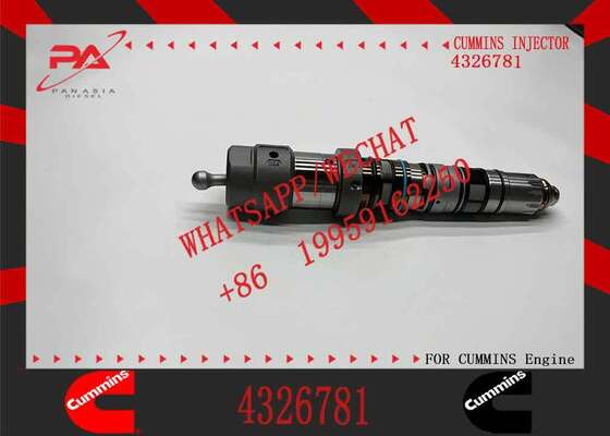 New Construction Machinery Fuel Injector for QSK60 Diesel 4326781 4928345 47446RX 4326784 Compatible with CUMMINS Diesel Engine