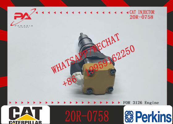 Excavator Injector 20R-0758 20R0758 232-1175 2321175 174-7526 1747526 159-0835 for 3126 Engine Parts Diesel Nozzle Assembly