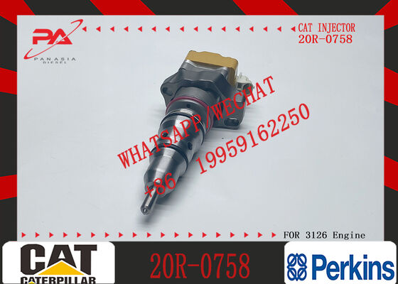Excavator Injector 20R-0758 20R0758 232-1175 2321175 174-7526 1747526 159-0835 for 3126 Engine Parts Diesel Nozzle Assembly
