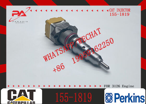 Excavator Spare Parts 222-5966 191-3005 155-1819 Diesel Fuel Injector 2225966 1913005 1551819 for CAT Excavator 3126B Engine