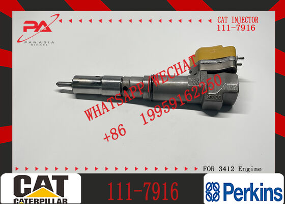 New 3412 Diesel Engine Fuel Injector 111-7916 198-4752 20R-5392 198-6877 232-1170 for Excavator Parts Condition New
