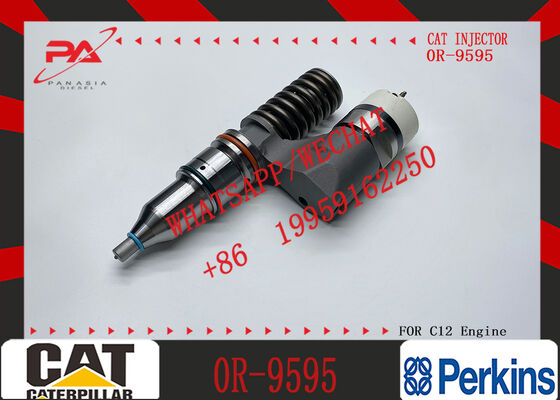 Excavator Parts Diesel C12 Engine Injector 208-9160 0R-9595 1OR-1814 OR-4987 161-1785 New Stainless Steel Injector for Excavator