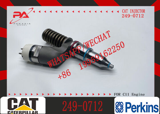 249-0712 10R-3147 Diesel Fuel Injector for C11 Engine 966H Wheel Loader 730 725 Truck Common Rail Fuel Injectors 2490712 10R3147