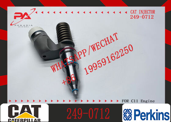 249-0712 10R-3147 Diesel Fuel Injector for C11 Engine 966H Wheel Loader 730 725 Truck Common Rail Fuel Injectors 2490712 10R3147