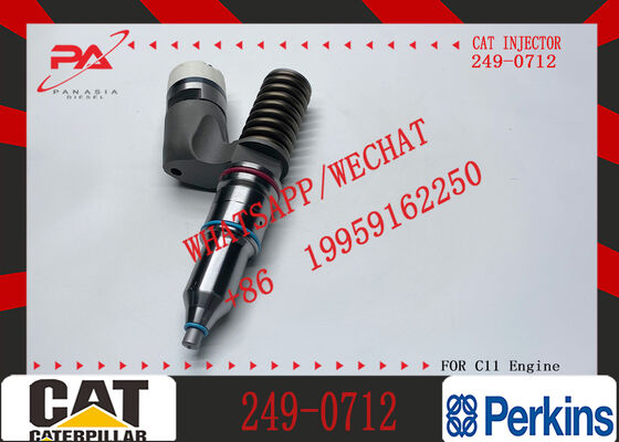 249-0712 10R-3147 Diesel Fuel Injector for C11 Engine 966H Wheel Loader 730 725 Truck Common Rail Fuel Injectors 2490712 10R3147