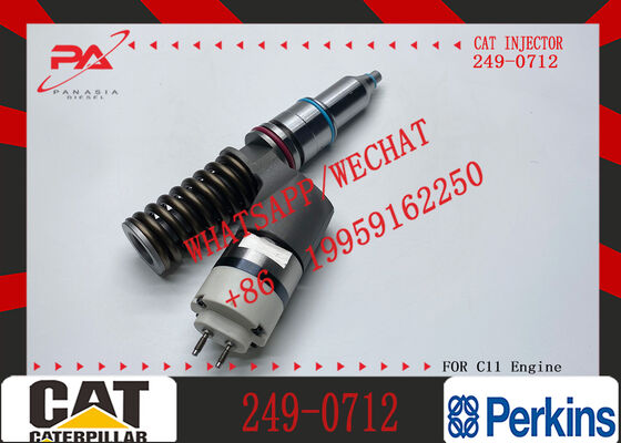 249-0712 10R-3147 Diesel Fuel Injector for C11 Engine 966H Wheel Loader 730 725 Truck Common Rail Fuel Injectors 2490712 10R3147