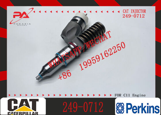 249-0712 10R-3147 Diesel Fuel Injector for C11 Engine 966H Wheel Loader 730 725 Truck Common Rail Fuel Injectors 2490712 10R3147