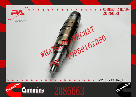In stock High-pressure common rail injector 2086663 0984302 compatible with C-ummins ISZ13 Scania DC09/DC13/DC16 XPI engines