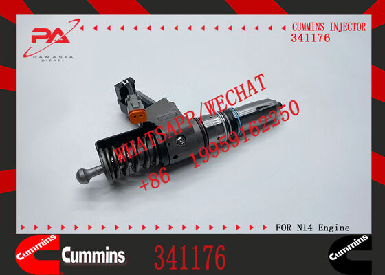 Common Rail Fuel Injector 3407776 3087807 3411385 341176 3409975 for Cummins QSN14 N14 Engine Excavator Parts