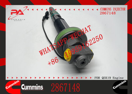 New Construction Machinery Fuel Injector for QSK19 Diesel 2867148 Y431K05248 Y431K05558 4964170 for C-UMMINS Diesel Engine