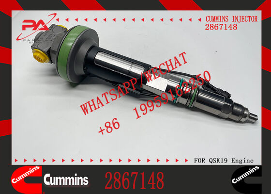 New Construction Machinery Fuel Injector for QSK19 Diesel 2867148 Y431K05248 Y431K05558 4964170 for C-UMMINS Diesel Engine