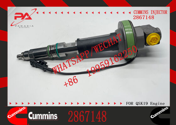 New Construction Machinery Fuel Injector for QSK19 Diesel 2867148 Y431K05248 Y431K05558 4964170 for C-UMMINS Diesel Engine