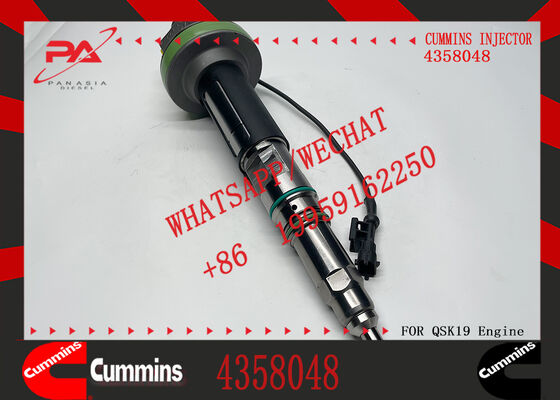 Motor Spare Part QSK19 4358048 4380190 Diesel Fuel Injector For Sale