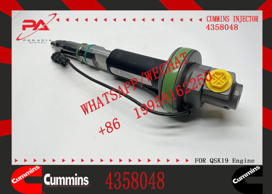 Motor Spare Part QSK19 4358048 4380190 Diesel Fuel Injector For Sale