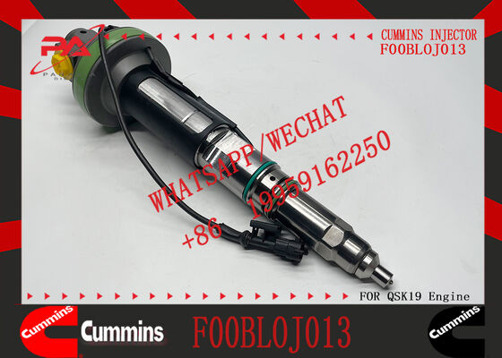 New Construction Machinery Fuel Injector for QSK19 Diesel F0OBLOJ014 F00BLOJ013 0986435912 Compatible for C-UMMINS Diesel Engine