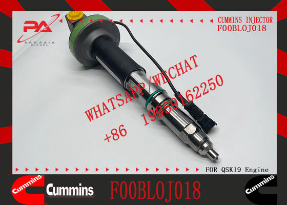 Reman Fuel Injector 4928106 Y431K05205 F00BLOJ018 for Cu-mmins QSK19 Diesel Engine