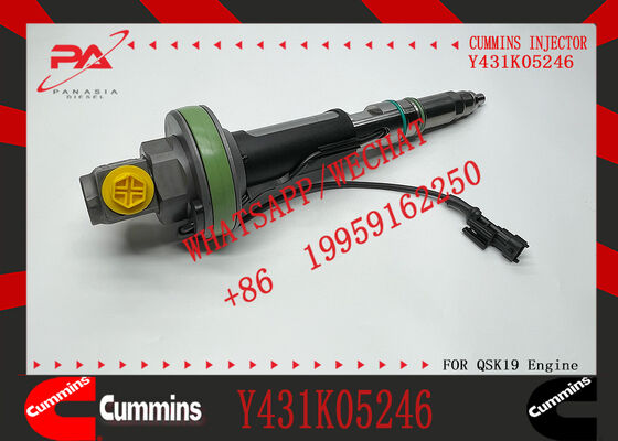 Common Rail Diesel Fuel Injector Assembly 0986435612 Y431K05246 for C-ummins Engine QSK19/38/50/60
