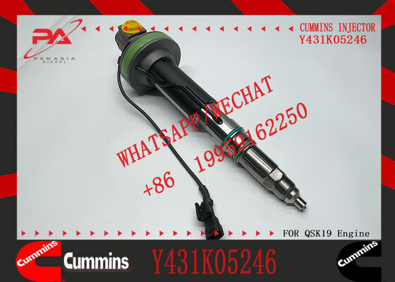 Common Rail Diesel Fuel Injector Assembly 0986435612 Y431K05246 for C-ummins Engine QSK19/38/50/60