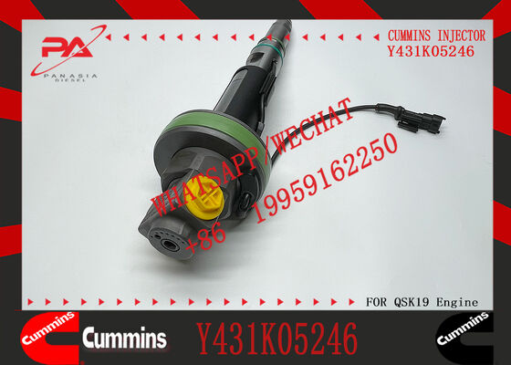 Common Rail Diesel Fuel Injector Assembly 0986435612 Y431K05246 for C-ummins Engine QSK19/38/50/60