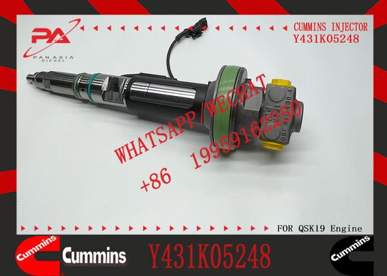 New Construction Machinery Fuel Injector for QSK19 Diesel 2867148 Y431K05248 Y431K05558 4964170 for C-UMMINS Diesel Engine