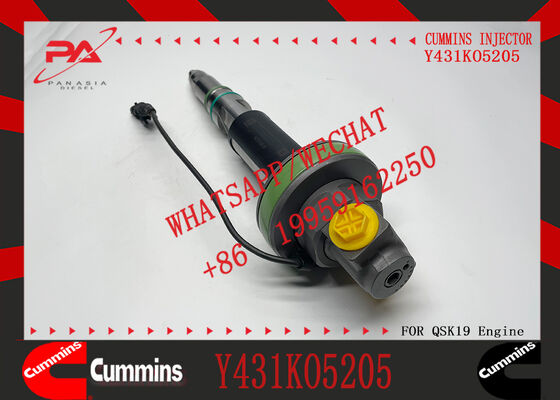New Construction Machinery Fuel Injector for QSK19 Diesel Compatible Y431K05429 Y431KO5205 Y431K05420 for CU-MMINS Diesel Engine