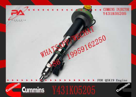 New Construction Machinery Fuel Injector for QSK19 Diesel Compatible Y431K05429 Y431KO5205 Y431K05420 for CU-MMINS Diesel Engine