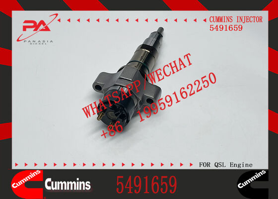 New Construction Machinery Parts Fuel Injector for QSL Diesel 5491659 4359204X Compatible with for CU-MMINS Diesel Engine