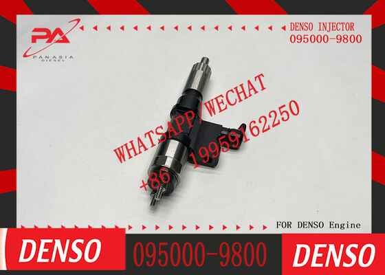 095000-9800 for Isuzu 4HK1 6HK1 Diesel Common Rail Injector 0950009800 8982191810 8-98219181-0