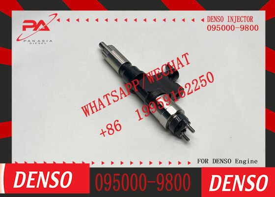 095000-9800 for Isuzu 4HK1 6HK1 Diesel Common Rail Injector 0950009800 8982191810 8-98219181-0