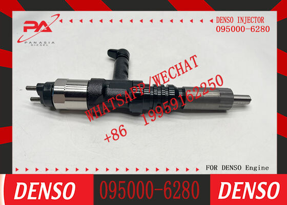 High Quality Excavator diesel Injector 095000-6280 6219-11-3100 for Komatsu Wheel Loader Truck 23.2d SAA6D170 WA900-3 Engine