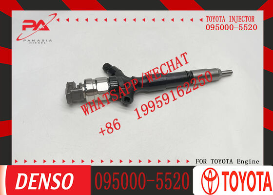High Quality New Common Rail Injector 23670-39276 23670-30100 095000-5520 for 1KD 2KD Diesel Nozzle Assembly