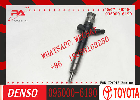 0950006190 CR Fuel Injector 23670-30100 095000-6190 for to Yo Ta 2.5d 1KDFTV 2KDFTV D4D Diesel Engine