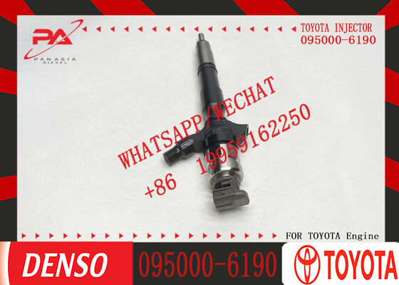 0950006190 CR Fuel Injector 23670-30100 095000-6190 for to Yo Ta 2.5d 1KDFTV 2KDFTV D4D Diesel Engine