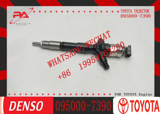095000-7390 Denso Fuel Injector Assembly; 23670-39235 Suitable for Toyota 1KD and 2KD Engines.