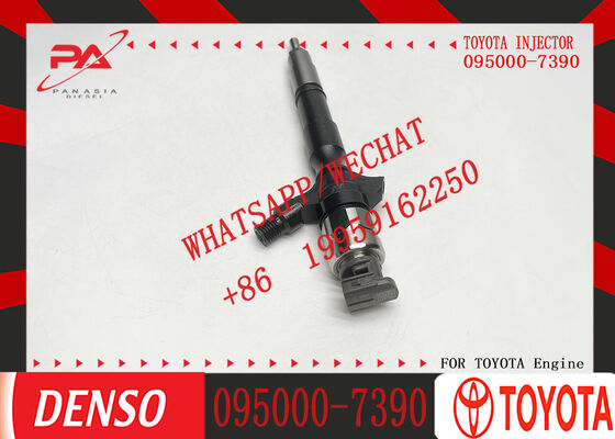 095000-7390 Denso Fuel Injector Assembly; 23670-39235 Suitable for Toyota 1KD and 2KD Engines.