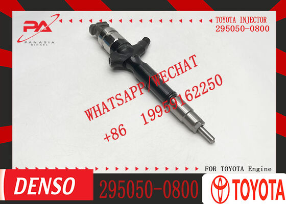 High Quality Diesel Fuel Injector 295050-0800 23670-39245 for TOYOTA Hiace Hi1-ux Engine 2.5D 2KD-FTV