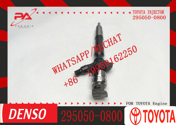 High Quality Diesel Fuel Injector 295050-0800 23670-39245 for TOYOTA Hiace Hi1-ux Engine 2.5D 2KD-FTV