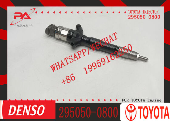 High Quality Diesel Fuel Injector 295050-0800 23670-39245 for TOYOTA Hiace Hi1-ux Engine 2.5D 2KD-FTV