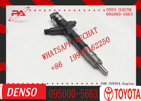High Quality High-pressure Common Rail Injector 095000-5663 23670-30050 Is Suitable for 2KD-FTV Engines
