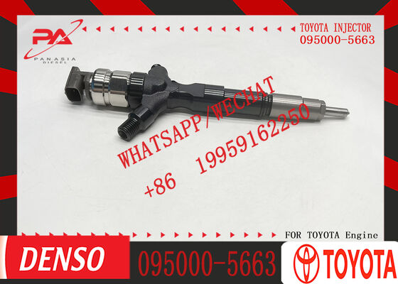 High Quality High-pressure Common Rail Injector 095000-5663 23670-30050 Is Suitable for 2KD-FTV Engines