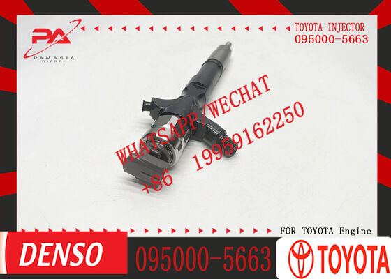 High Quality High-pressure Common Rail Injector 095000-5663 23670-30050 Is Suitable for 2KD-FTV Engines