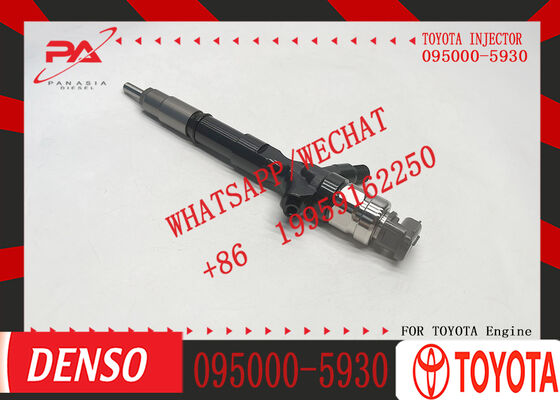 Diesel Fuel Injector 23670-09060 095000-5930 for Toyota Hilux 2KD-FTV 2.5D Common Rail Injection Valve China-Made New