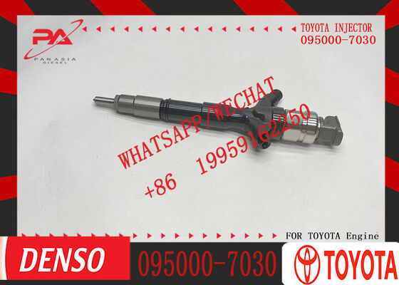 Common Rail Fuel Injector 095000-7030 23670-39185 Compatible with Toyotaa 1KD-FTV Engine