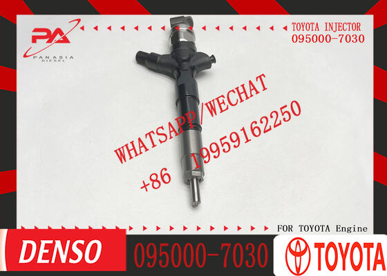 Common Rail Fuel Injector 095000-7030 23670-39185 Compatible with Toyotaa 1KD-FTV Engine