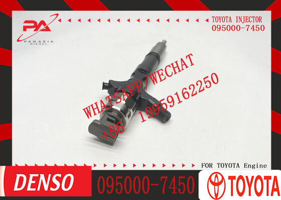 High Quality New Diesel Engine Fuel System Parts Common Rail Injector 23670-39225 095000-7450 for To-yota 2.5 2KD-FTV Engine