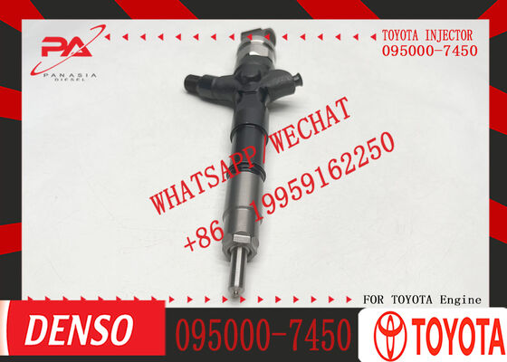 High Quality New Diesel Engine Fuel System Parts Common Rail Injector 23670-39225 095000-7450 for To-yota 2.5 2KD-FTV Engine