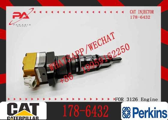 Diesel Fuel Injector for 3216 Excavator 3126E 3126B Common Rail Injector 178-6432 10R-9348 188-1320 10R-9237