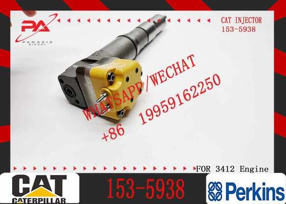 New 174-7526 174-7528 179-6020 153-5938 Common Rail Injector for 3412 Excavator 3412E/5110B Diesel Fuel Injecto Condition New